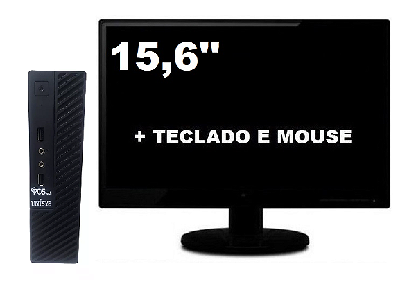 Mini Pc PDV Unisys U7500W Dualcore 4gb 120Gb Ssd - Semi Novo