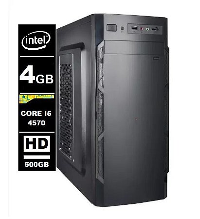 Computador Intel Core I5 4ºgeração 4gb Ddr3 500gb / Wifi