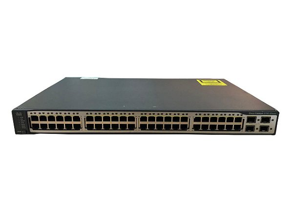 Switch Cisco Catalyst 3750 v2 48 Portas POE 10/100 SEMI-NOVO