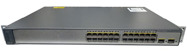 Switch Cisco Catalyst 3750 v2 24 Portas POE 10/100 SEMI-NOVO