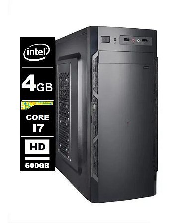 Computador Intel Core I7 4gb Ddr3 500gb Sata / Wifi