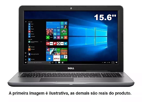 Notebook Dell Core I7 7500 8gb Ssd 120gb - Tec Num -seminovo