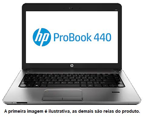 Notebook Hp ProBook 440 G1- i5 4300 - 8gb 480SSD - Seminovo