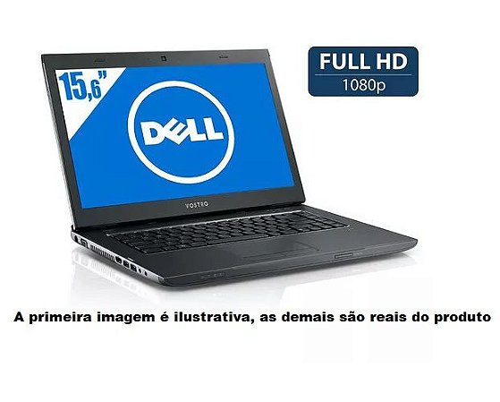 Notebook Dell Vostro 3560 i7 3ª Geração - 8gb 240gb SSD
