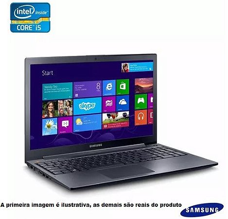 Notebook Samsung Intel i5 3° Ger - 8Gb SSD 240Gb