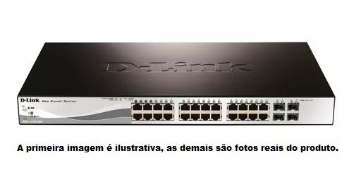 Switch D-Link Des-1210-28P 24 portas 10/100Mbps PoE SemiNovo