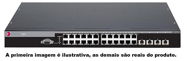 Switch Enterasys C2G124-24 Portas 10/100/1000Mbps Semi-Novo