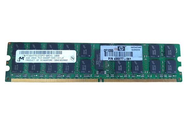 Memoria 4gb Servidor 2Rx4 PC2-6400P MT36HTF51272PZ-80EH1