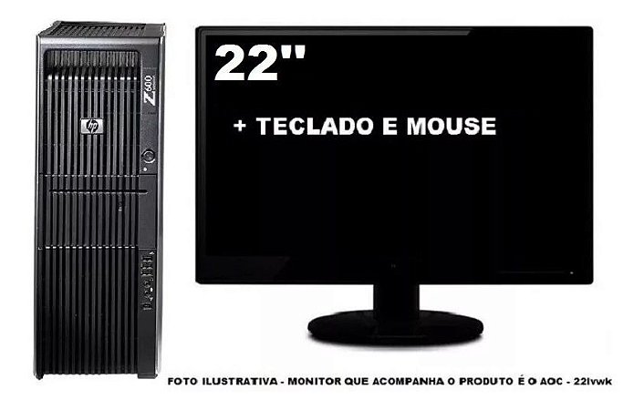 Workstation Hp Z600 Xeon / Quadro 8gb 120ssd + 1tb -Seminovo