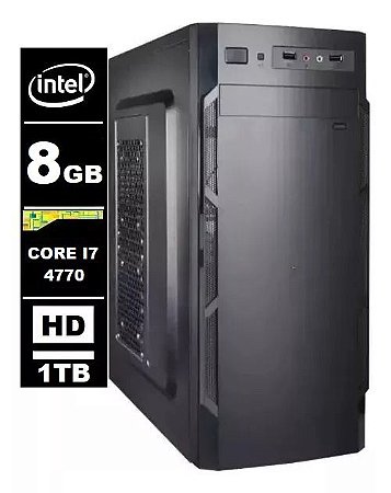 Computador Intel Core I7 4ºgeração 8gb Hd 1Tb  / Wifi