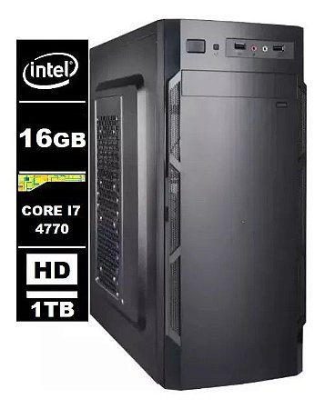 Computador Intel Core I7 4ºgeração 16gb Hd 1Tb  / Wifi