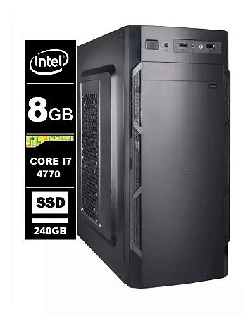 Computador Intel Core I7 4ºgeração 8gb Ddr3 240gb Ssd / Wifi