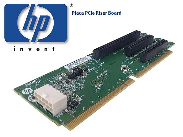 Placa PCIe Riser Board 3-Slot Dl 380p G8 P/N 662524-001