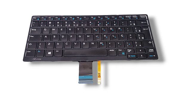 Teclado Notebook Dell Latitude E7250 + Carcaça - Semi Novo