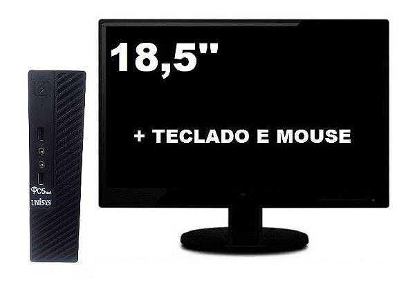 Mini Pc PDV Unisys U7500W Dualcore 4gb SSD 120Gb - Semi Novo