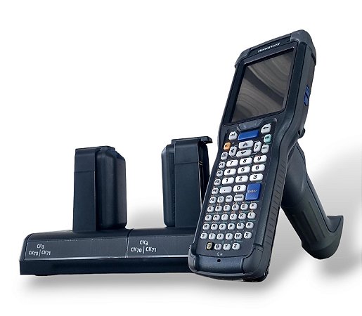 Coletor Android Honeywell Ck75 +Base+2 Bateria+Gati-Seminovo