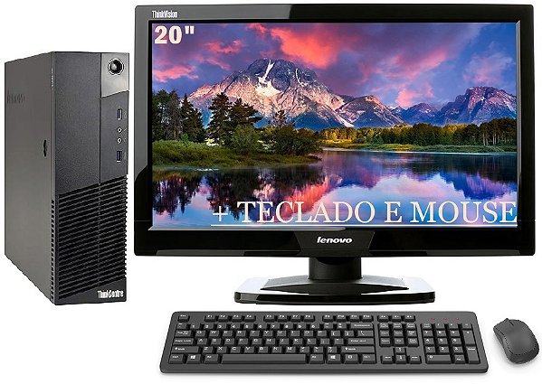 Desktop Lenovo Thinkcentre M93p/M83 Core I3 4gb 120gb Wifi