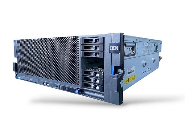 SERVIDOR IBM X3850 X5 4X XEON OCTACORE 128GB - 1,2GB SAS