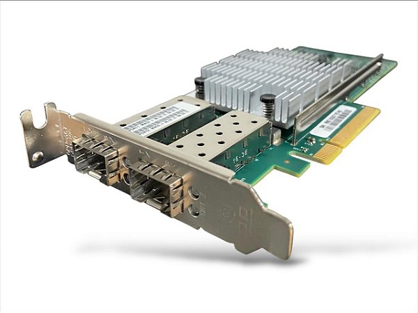 Rede Broadcom Dualport Sfp+ 10gb Bc0210406-01- Perfil baixo