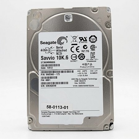 HD 300GB SAS 10K 2.5P / ST300MM0006