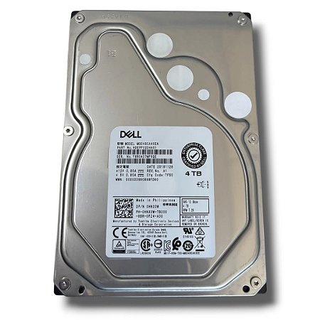 HD 4TB SAS 3.5P - MOD: MG04SCA40EN P/N: HDEPF02D4A51