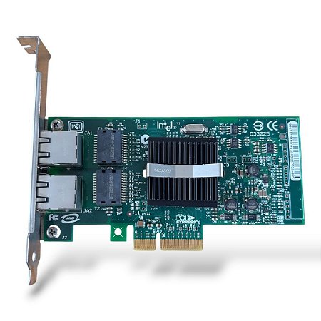 PLACA DE REDE DUALPORT INTEL D33682 PCI-E