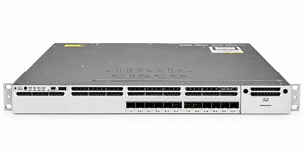 SWITCH CISCO C3850 12P SFP 1G / WS-C3850-12S-S / 2 FONTES