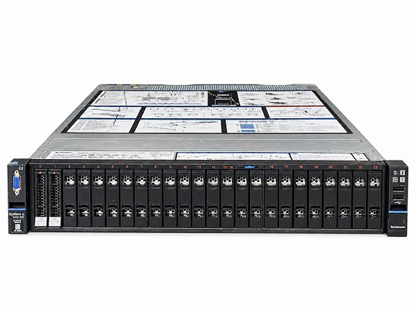 SERVIDOR LENOVO X3650 M5 2 E5 2680 V4 128GB 1.8T SAS/24DISCO