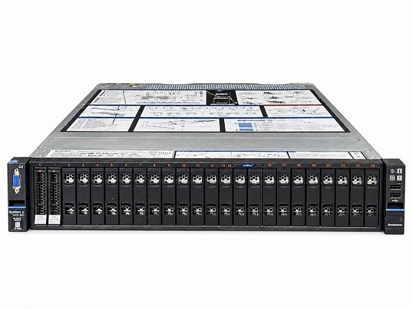 SERVIDOR LENOVO X3650 M5 2 E5 2680 V4 128GB 10T SAS/24DISCOS