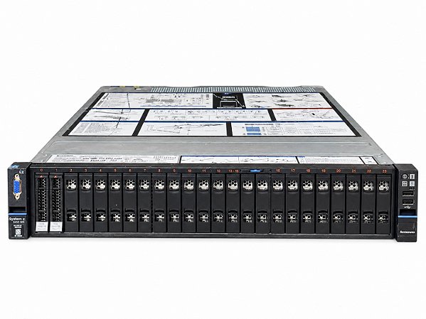 SERVIDOR LENOVO X3650 M5 2680 V4 128GB 9,6TB SSD SAS