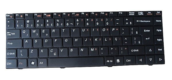 Teclado Notebook Megaware Mega Note Dok-6115a 88-00br