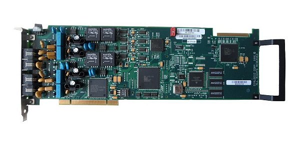 Placa Rede 4 Port Dialogic 83-0676-006 Rev A 41jct-ls