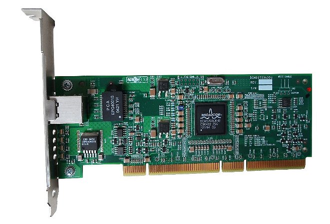 Placa De Rede Broadcom D43042 Gigabit  Pci-x