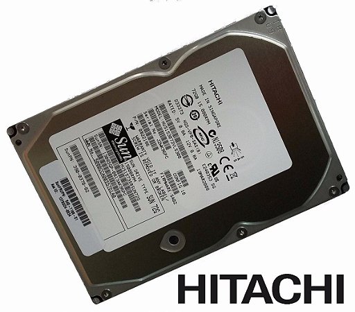 Hd Sas 72gb 15k 3,5'' Hitachi Hus153073vls300 Pn: 0b22186