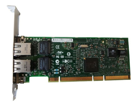 Placa De Rede Dual Port Intel D33025 Gigabit Pci-x 133
