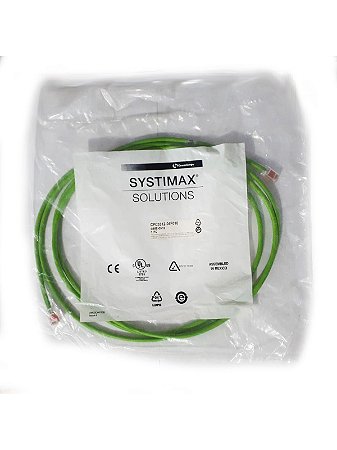 Patch Cord Systimax Cat6 Verde 3 Metros
