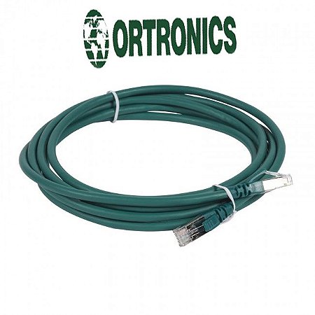 Cabo Patch Cord Ortronics Cat6 Verde 3 Metros