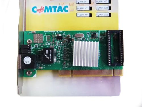 Placa De Rede Pci Gigabit Comtac 10/100/1000 Mbps