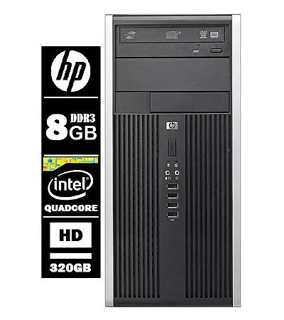 Computador Hp 6000 Quad Core Q6600 8gb Ddr3 Hd 320gb