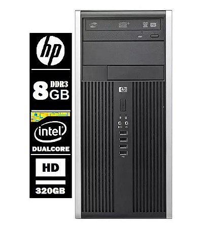 Computador Hp 6000 Dual Core E5700 8gb Ddr3 Hd 320gb
