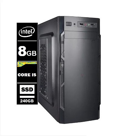 Computador Intel Core I5 8gb Ddr3 240gb Ssd / Wifi