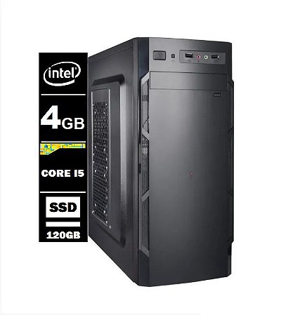 Computador Intel Core I5 4gb Ddr3 120gb Ssd / Wifi