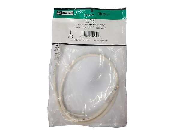 Patch Cord 60cm Pan-Net CAT 6 Branco