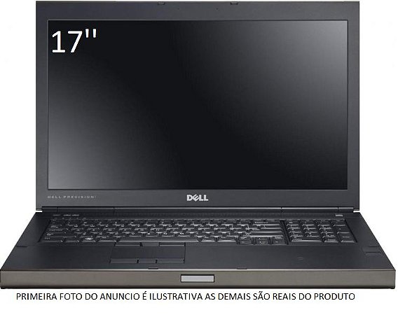 Notebook Dell Precision m6800 Core i7 4800 500ssd 16gb