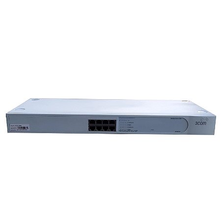 Switch 3COM 8 Portas 2808 Gigabit 10/100/1000