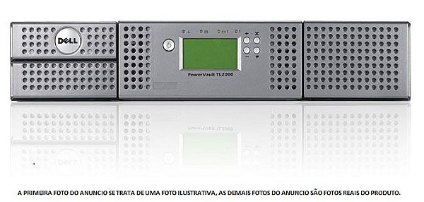 Tape Library Dell Powervault Tl2000 + unidade lto4