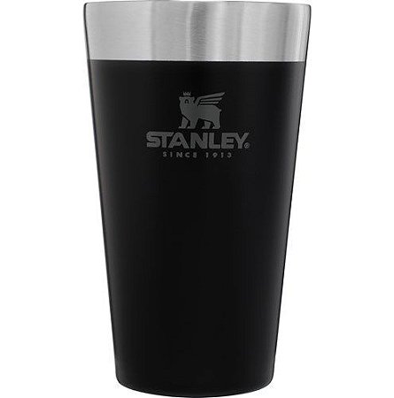 COPO TÉRMICO CERVEJA SEM TAMPA PRETO STANLEY 473ml