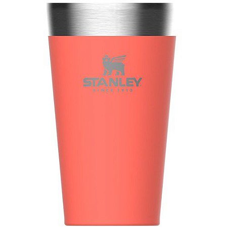 COPO TÉRMICO STANLEY SEM TAMPA  473ML ROSA