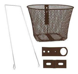 CESTA ARAMADA RETRO MARRON