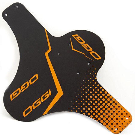 PARALAMA OGGI DIANTEIRO PLASTICO PRETO/LARANJA